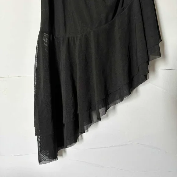 Wild Fable Women's Medium Size Dress | BLACK | STRETCHY| ANGLED| NWT - Picture 7 of 11